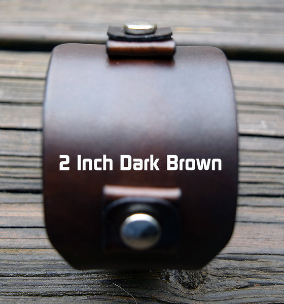 Wide Leather Watch Straps Inch – Old School Leather