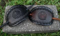 Harley Davidson Eagle Leather Barrettes