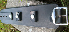 Black Leather Watch Cuff