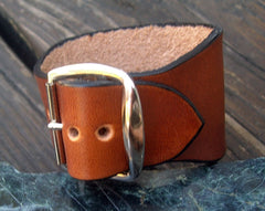 Adjustable Leather Wristband