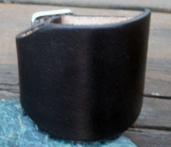 Black Leather Cuff