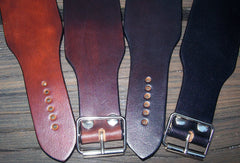 Buckle Leather Wristbands