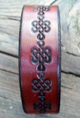 Mahogany Leather Writlet