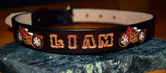 Child Leather Name Belt