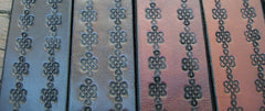 Celtic Knot Hand Dye Leather Colors