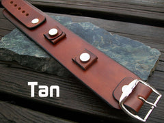Tan Leather Watch Band