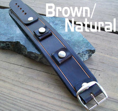 Brown Leather Watch Band