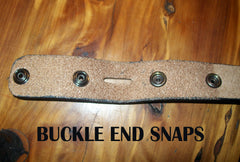 Belts with Snaps