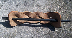 Retro Leather Barrette