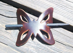 Leather Hair Slide