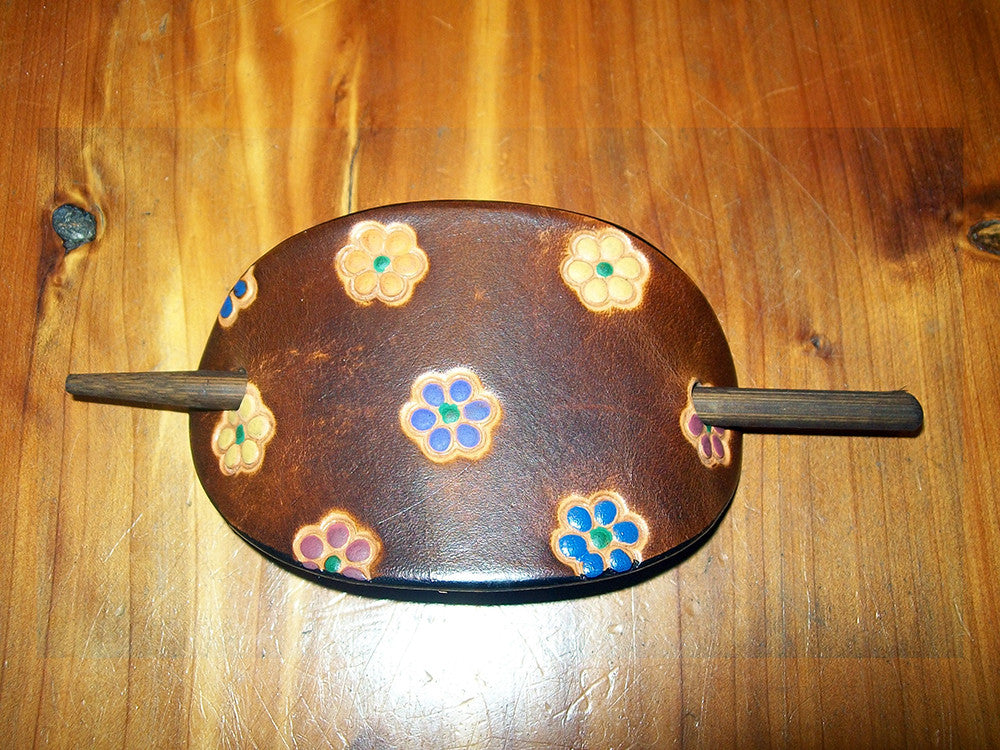 Retro Leather Hair Pin
