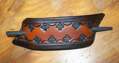 Leather Barrette