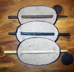 Leather Stick Barrettes