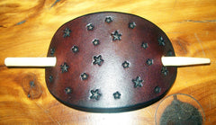 Leather Hair Slides