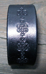 Black Leather Bracelet