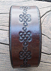 Celtic Leather Bracelet