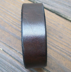 Dark Brown Leather Bracelet