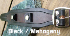 Two Tone Leather Watch Strap