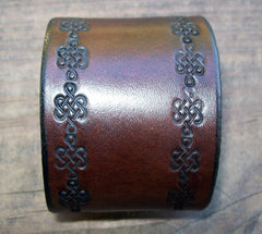 Brown Leather Wristband