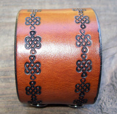 Leather Snap Wrist Cuff