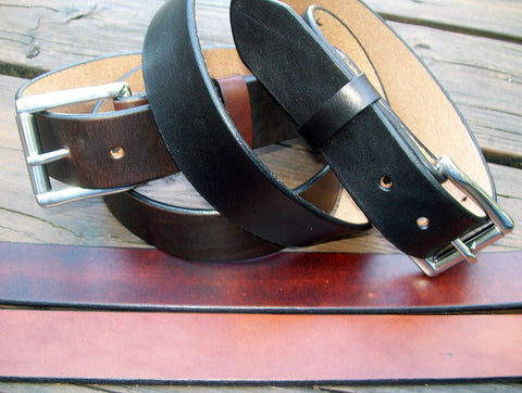 Plain Leather Belts for Men, Women, and Children