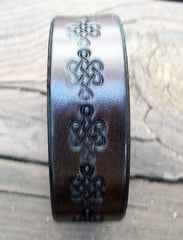 Antique Brown Leather Bracelet