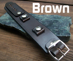 Brown Leather Watch Band
