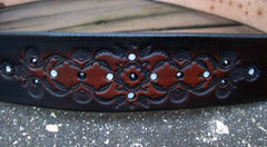 Leather Bling Belt