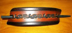 Extra Large Leather Hair Slide