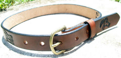 Leather Name Belt for Children