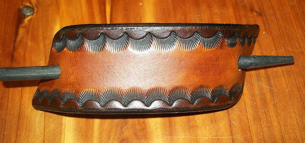 Retro Leather Barrette