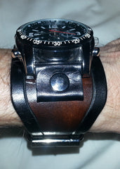 Black Brown Two Tone Watchband