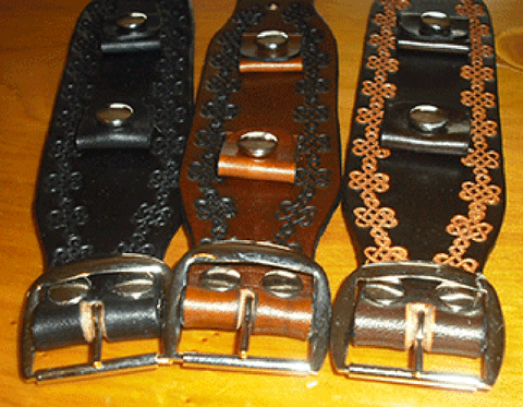 Celtic Leather Watch Bands | 1.5" Wide