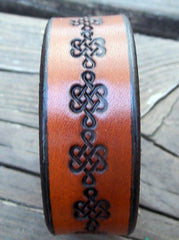 Celtic Knot Leather Bracelet