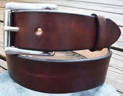 Mahogany Leather Belt
