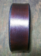 Brown Leather Name Bracelet