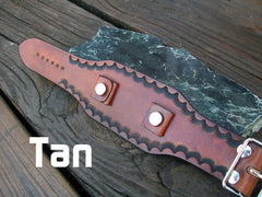 Tooled Leather Watch Strap