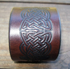 Wide Leather Wristbands
