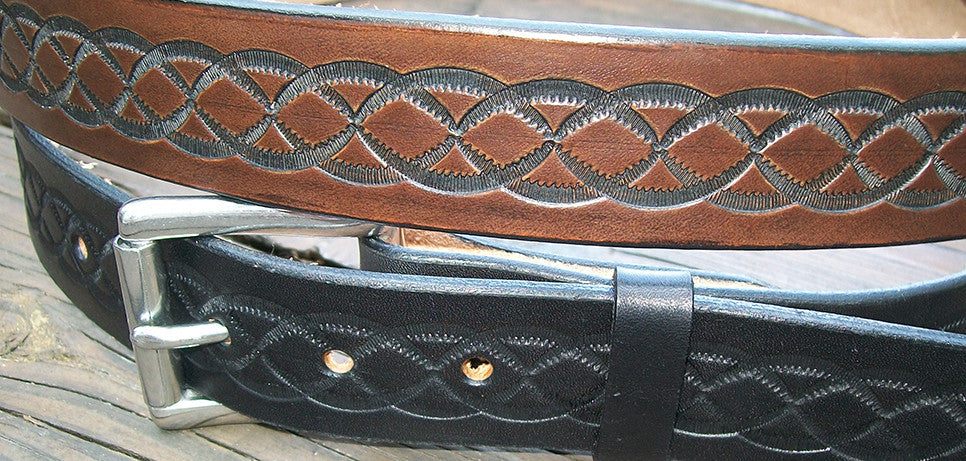 Tooled Leather Belts